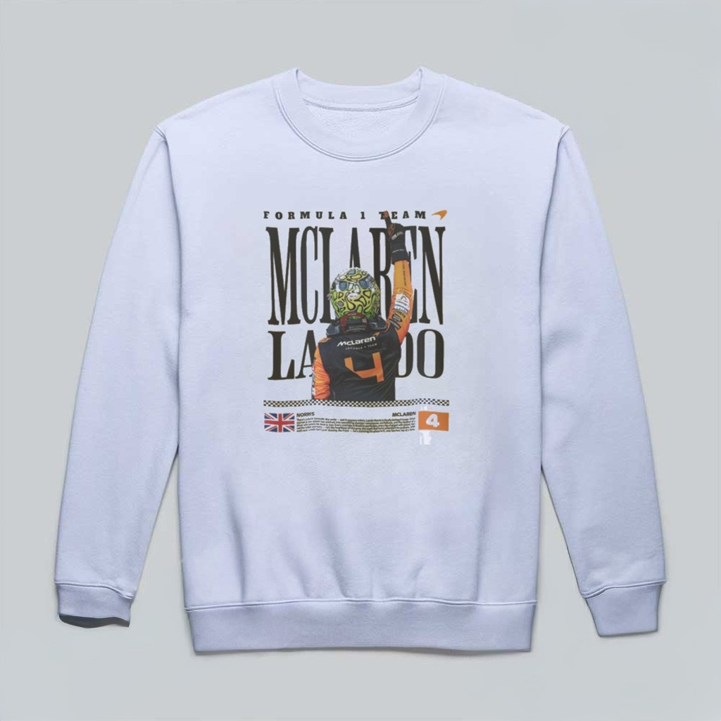 Lando Norris Mclaren F1 Racing Sweatshirt Gifts For Racing Lovers-1 Lando Norris Mclaren F1 Racing Sweatshirt Gifts For Racing Lovers-1