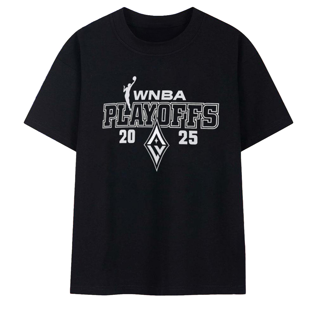 Las Vegas Aces 2025 WNBA Playoffs Logo T-Shirt Las Vegas Aces Merch Gifts For Basketball Fan-1 Las Vegas Aces 2025 WNBA Playoffs Logo T-Shirt Las Vegas Aces Merch Gifts For Basketball Fan-1