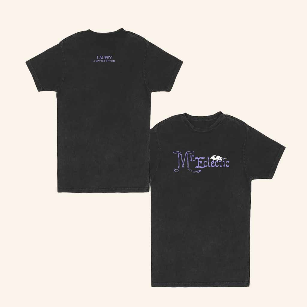 Laufey Merch Mr Eclectic A Matter Of Time Wash T-Shirt Gifts For Music Fans-1
