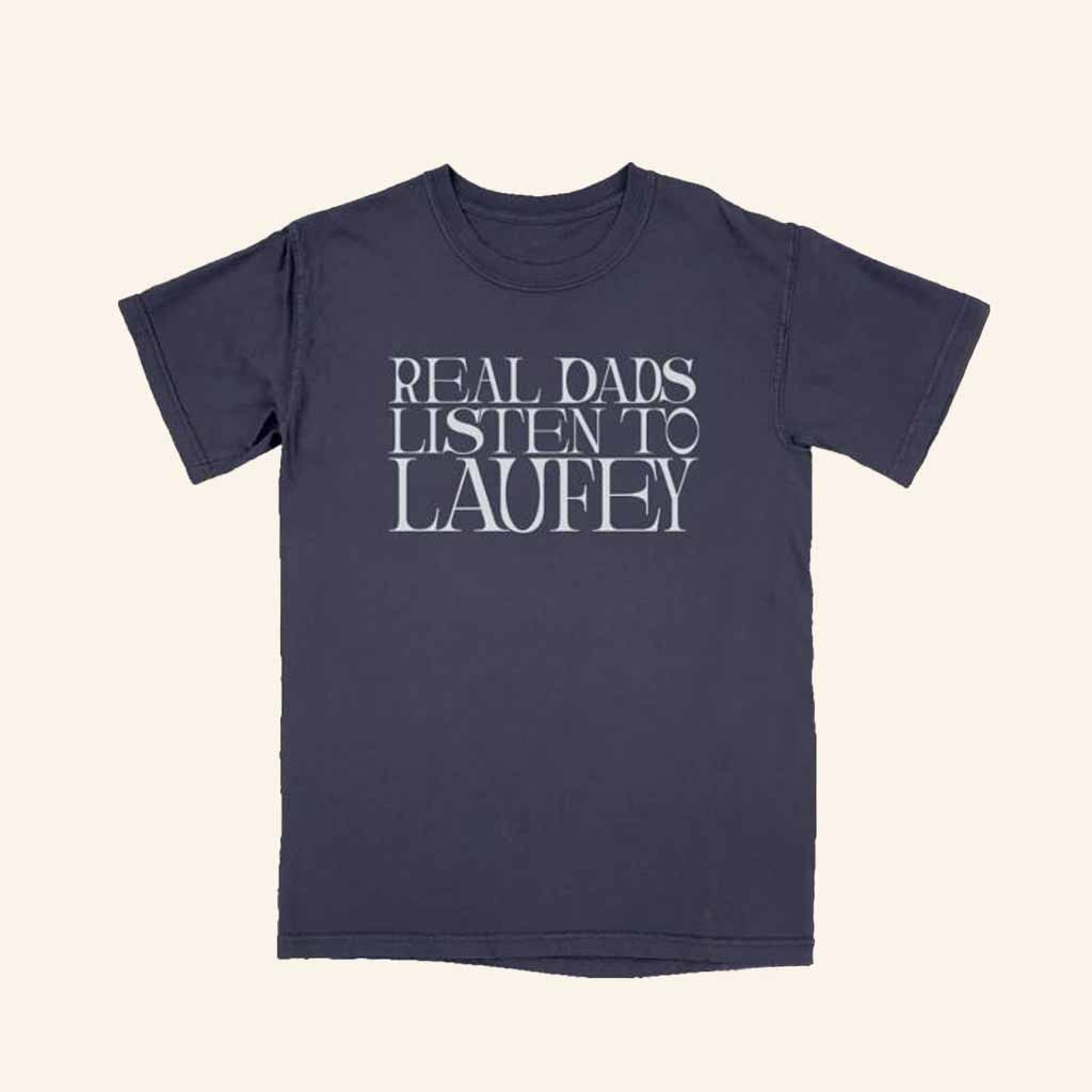 Laufey Music Merch Real Dads Listen To Laufey T-Shirt Gifts For Music Fans-1