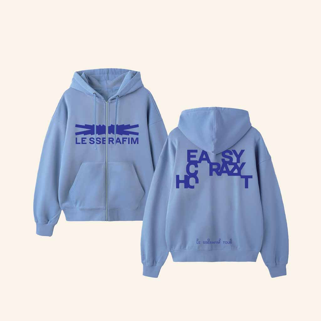 Le Sserafim Tour Merch Zip Hoodie Christmas Gifts For Music Lovers-1 Le Sserafim Tour Merch Zip Hoodie Christmas Gifts For Music Lovers-1