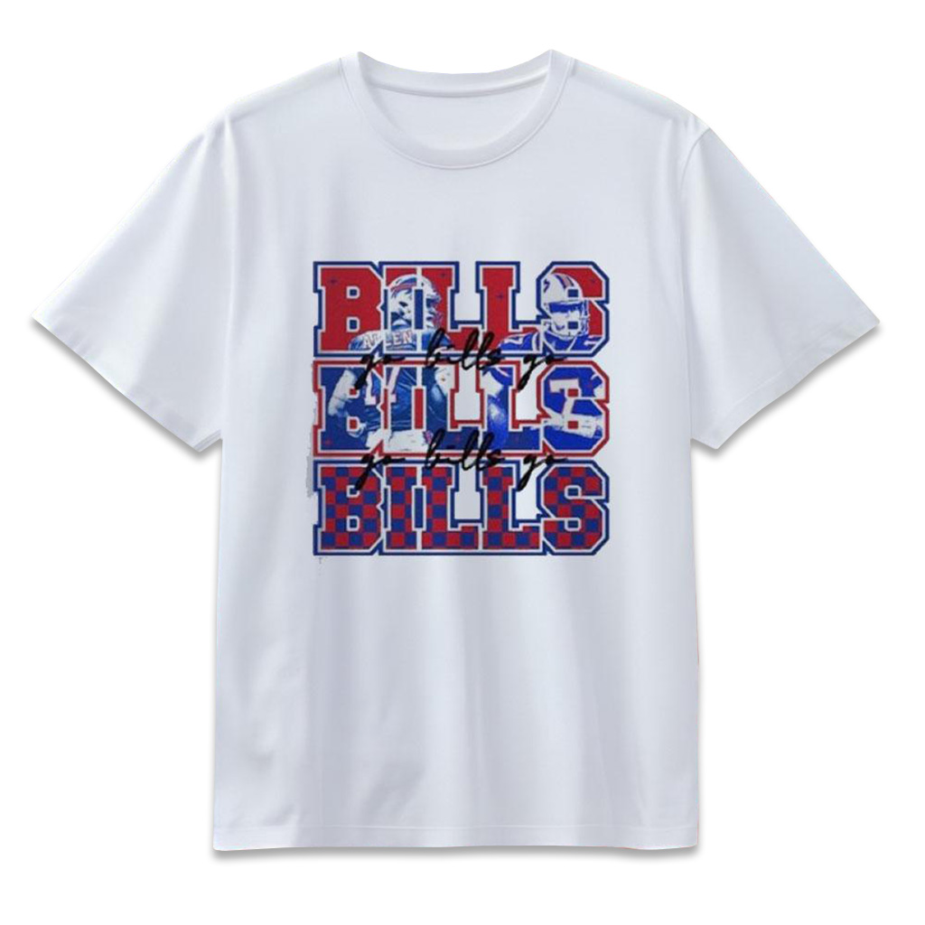 Lets Go Bills Buffalo Football Game Day T-Shirt Buffalo Bills Merch Gifts For Fans-1