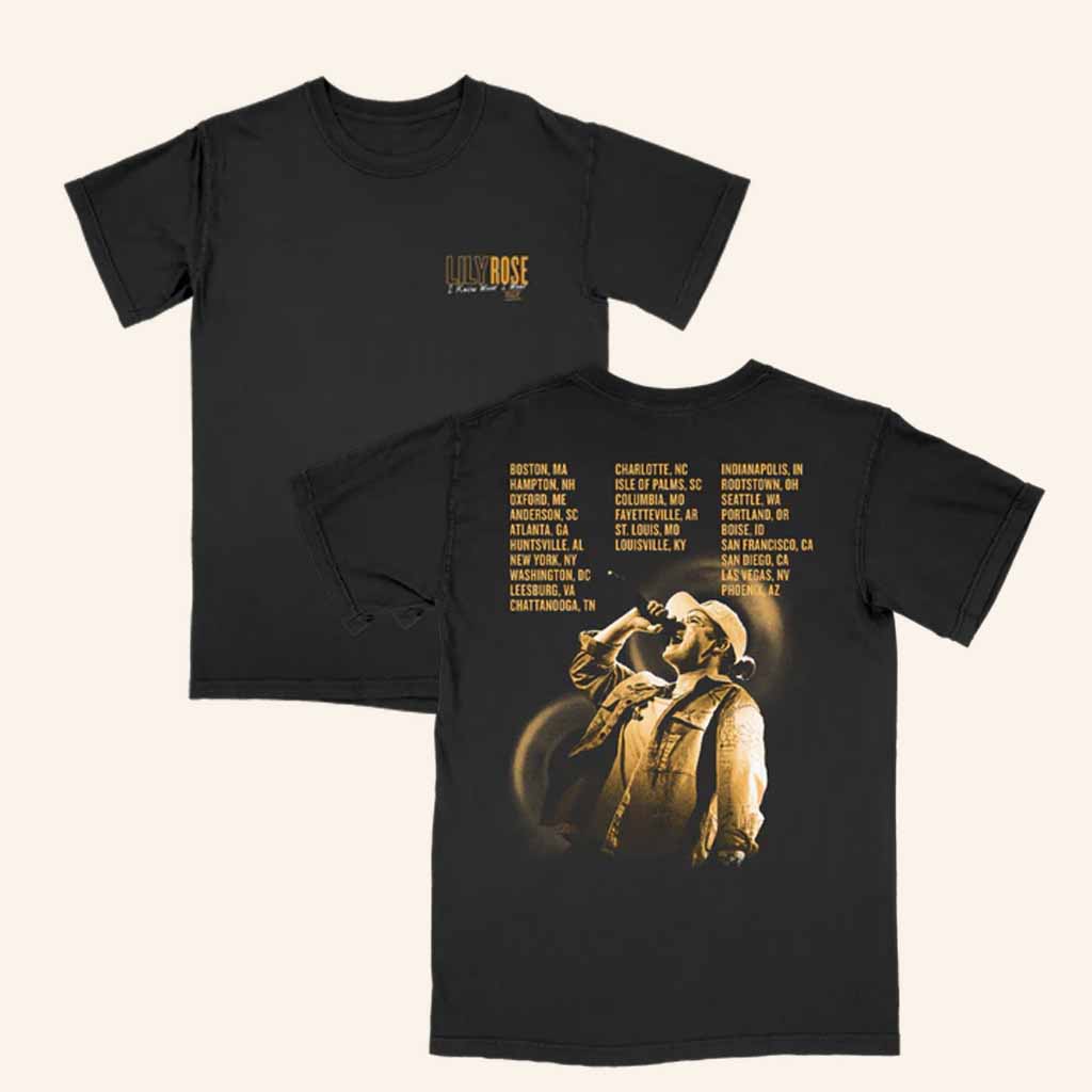 Lily Rose Merch I Know What I Want Tour T-Shirt Gift Ideas For Fans-1