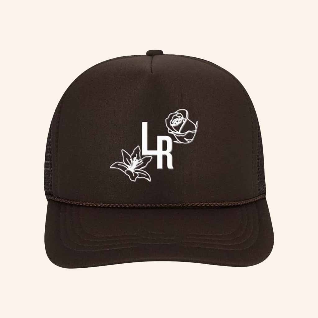 Lily Rose Music Merch Flower Trucker Hat Gift Ideas For Fans-1