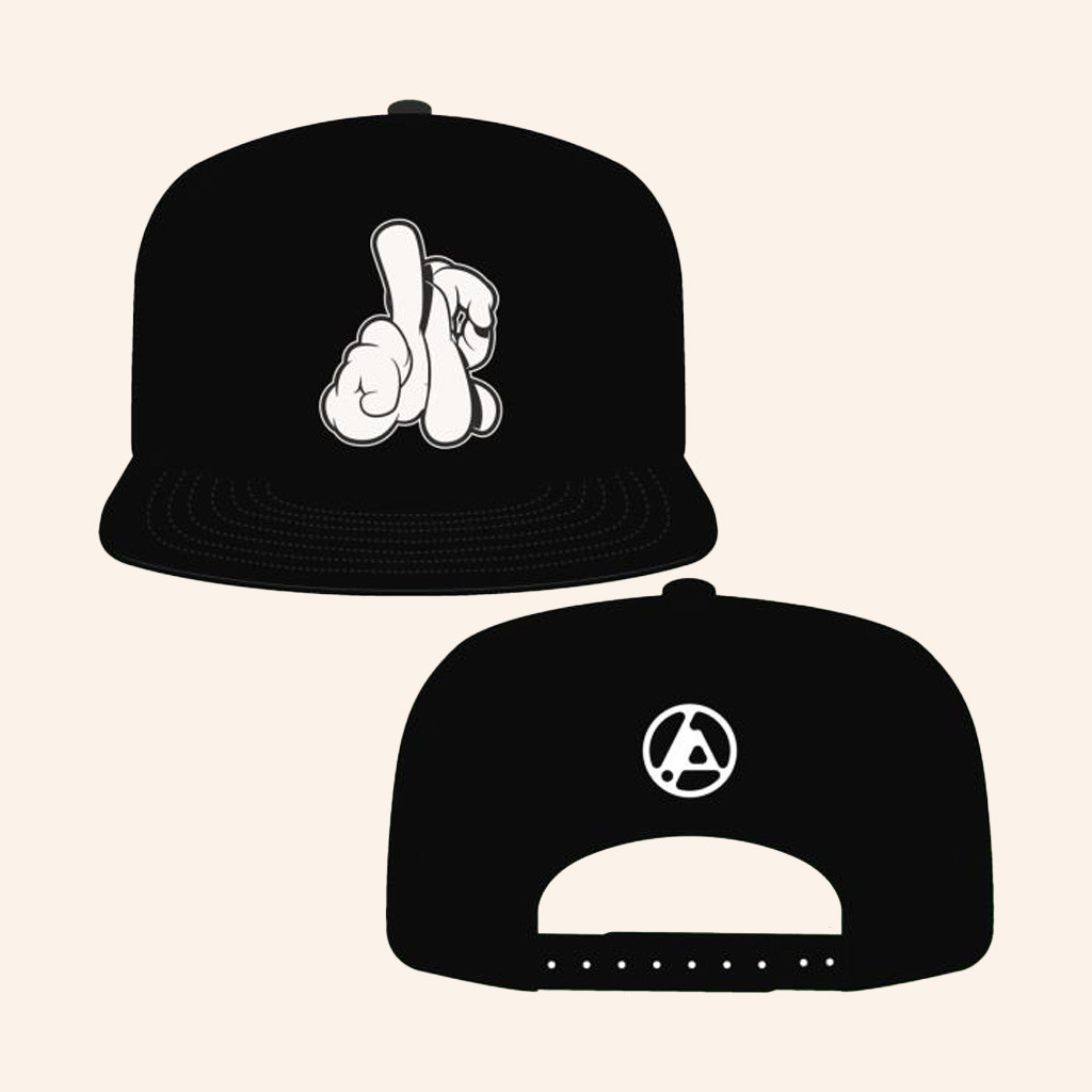 Linkin Park Merch Og Slick La Black Snapback Hat Christmas Gifts For Husband-1