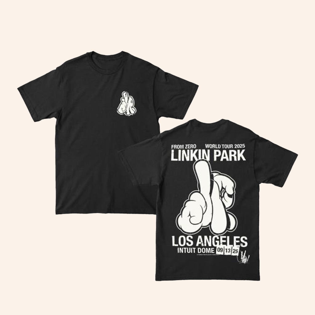 Linkin Park Merch Og Slick La Black T-Shirt Christmas Present For Music Fans-1 Linkin Park Merch Og Slick La Black T-Shirt Christmas Present For Music Fans-1