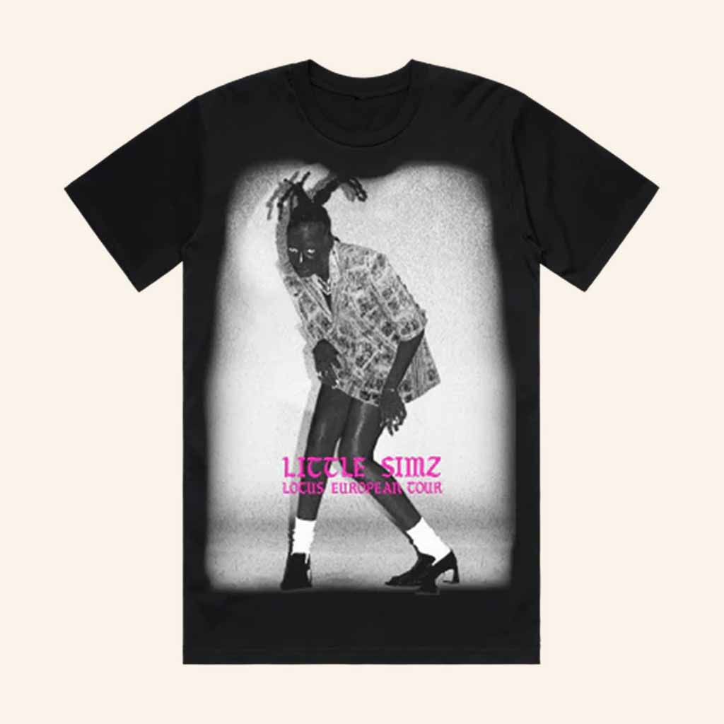 Little Simz Merch Lotus European Tour T-Shirt Unique Gifts For Music Lovers-1