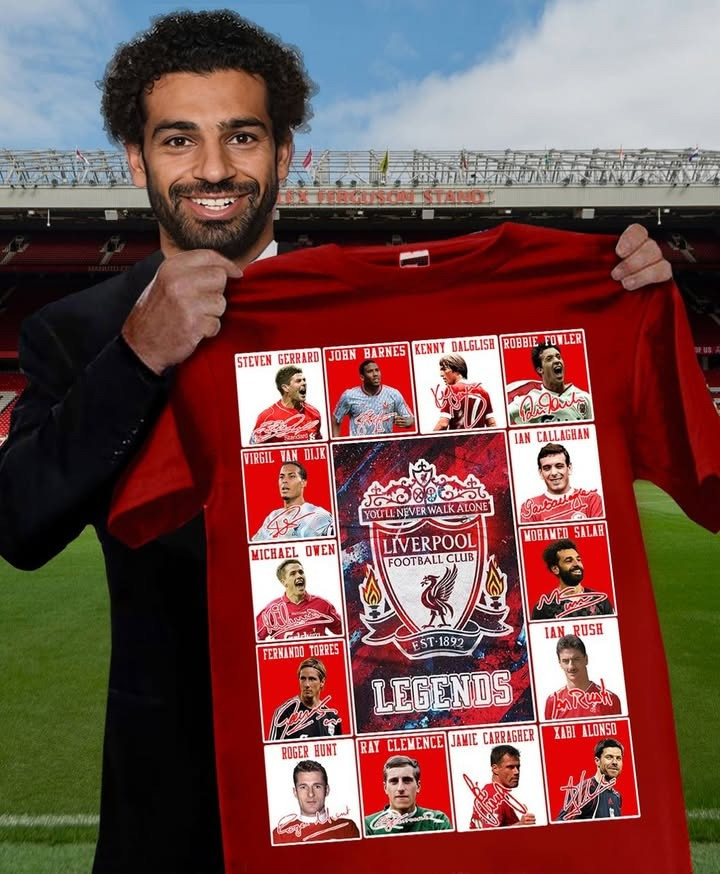 Liverpool Merch Champions Premier League 2025 Tee Shirt Red L.F.C Fan Gifts For Him-1