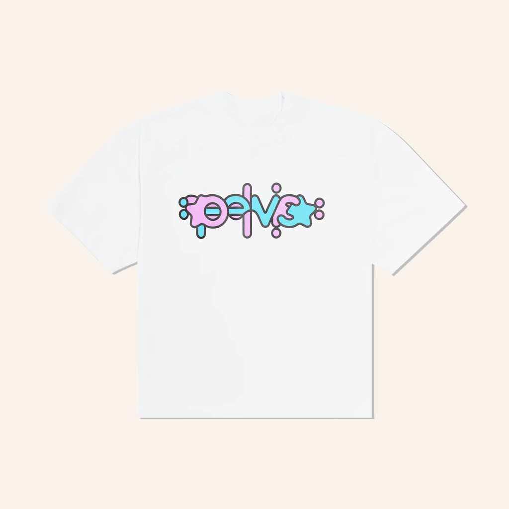Lofi Merch Gummy Logo White T-Shirt Sister Christmas Gift Ideas-1