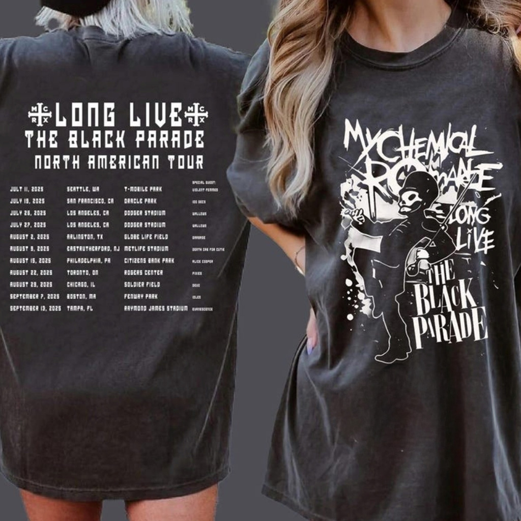 Long Live The Black Parade My Chemical Romance Shirt Black Parade Merch Fans Gifts-1 Long Live The Black Parade My Chemical Romance Shirt Black Parade Merch Fans Gifts-1