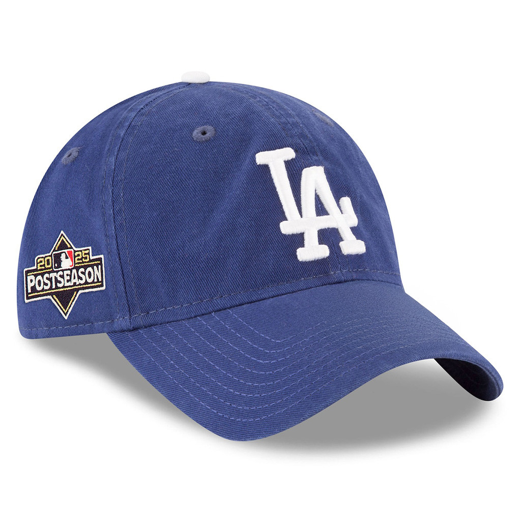 Los Angeles Dodgers 2025 MLB Postseason 9twenty Embroidered Hat Dodgers Merch Husband Gifts-1