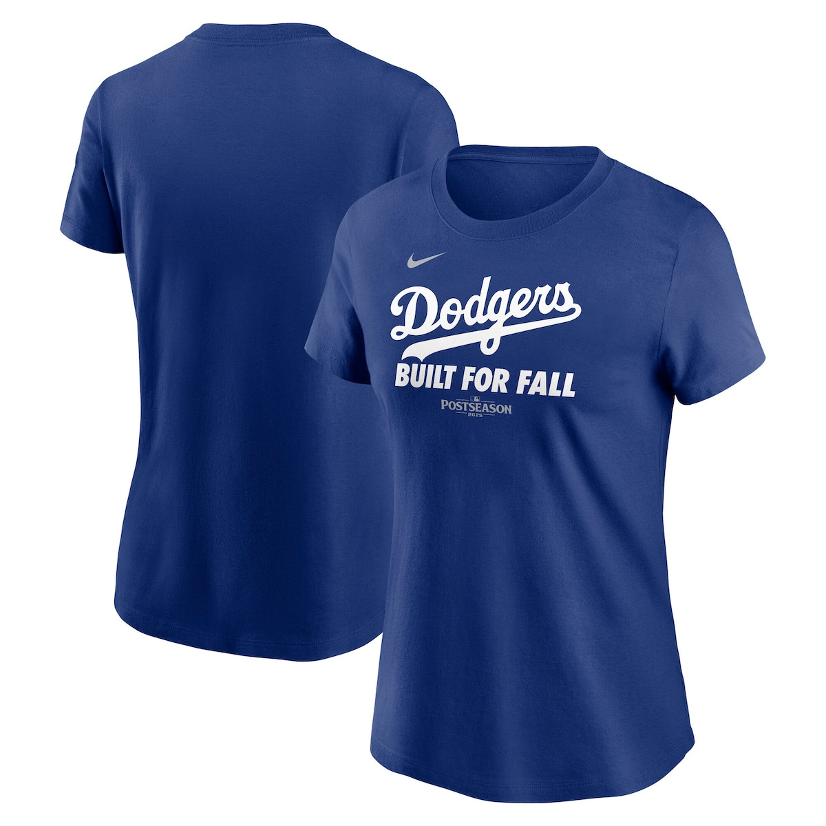 Los Angeles Dodgers 2025 MLB Postseason Built For Fall T-Shirt MLB Merch Gift For Women-1 Los Angeles Dodgers 2025 MLB Postseason Built For Fall T-Shirt MLB Merch Gift For Women-1