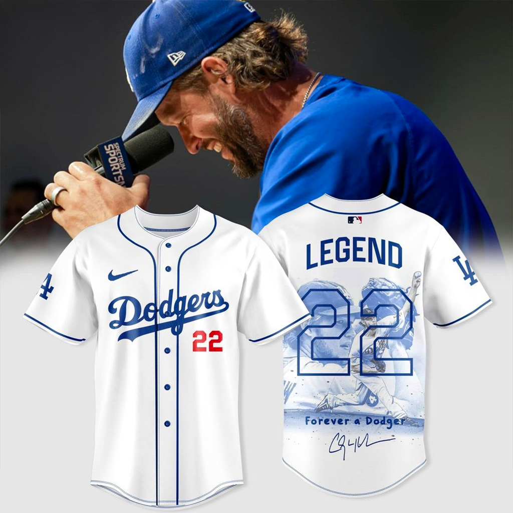 Los Angeles Dodgers Kershaw 22 Forever A Dodger Jersey Dodgers Merch Gift Ideas For Dad-1 Los Angeles Dodgers Kershaw 22 Forever A Dodger Jersey Dodgers Merch Gift Ideas For Dad-1