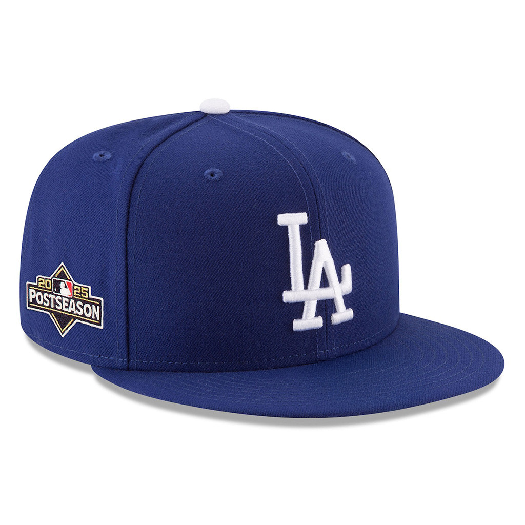 Los Angeles Dodgers Royal 2025 MLB Postseason 9fifty Snapback Hat Dodgers Merch Him Gifts-1
