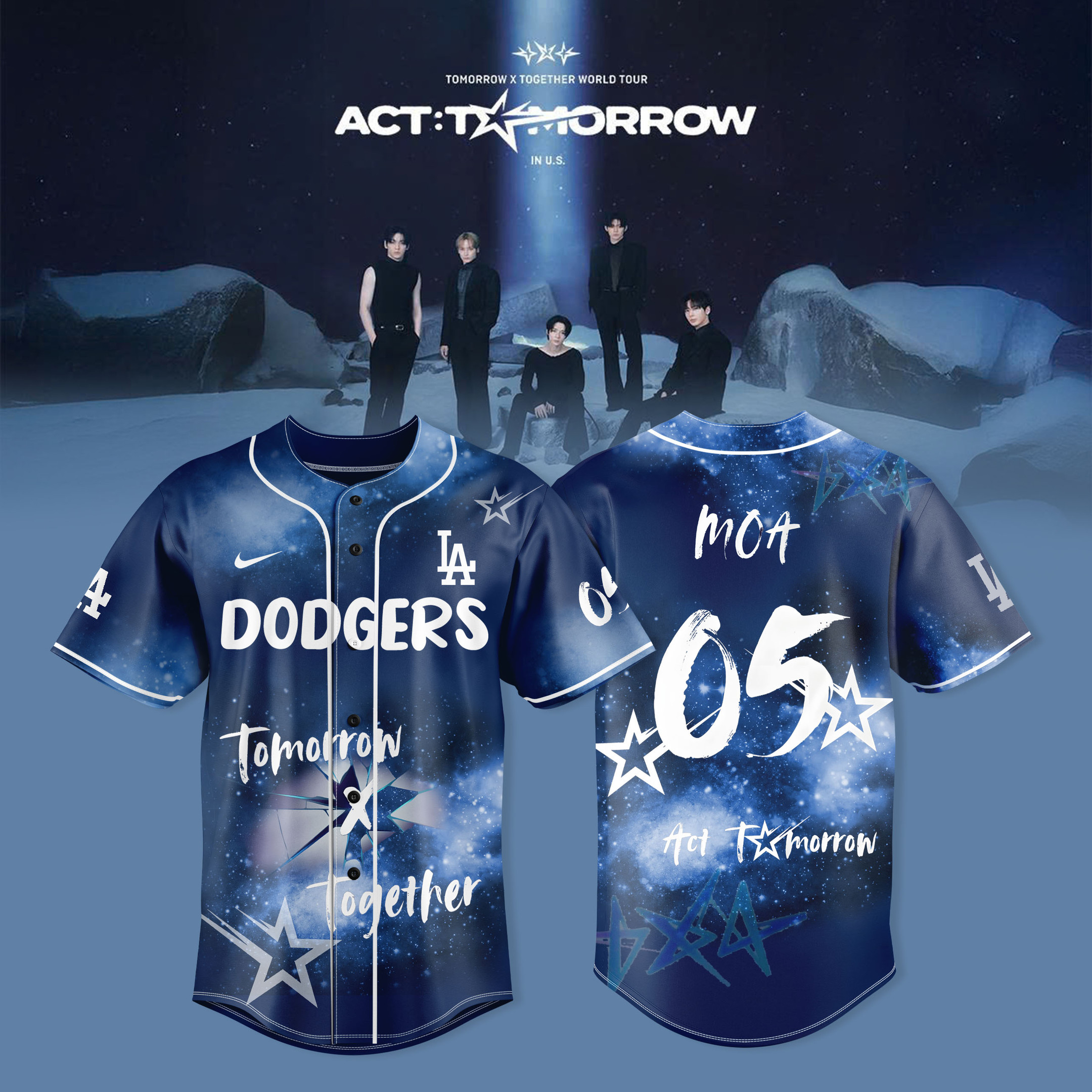 Los Angeles Dodgers X Together World Tour Act Tomorrow Jersey Unique Gift For Fans-1 Los Angeles Dodgers X Together World Tour Act Tomorrow Jersey Unique Gift For Fans-1