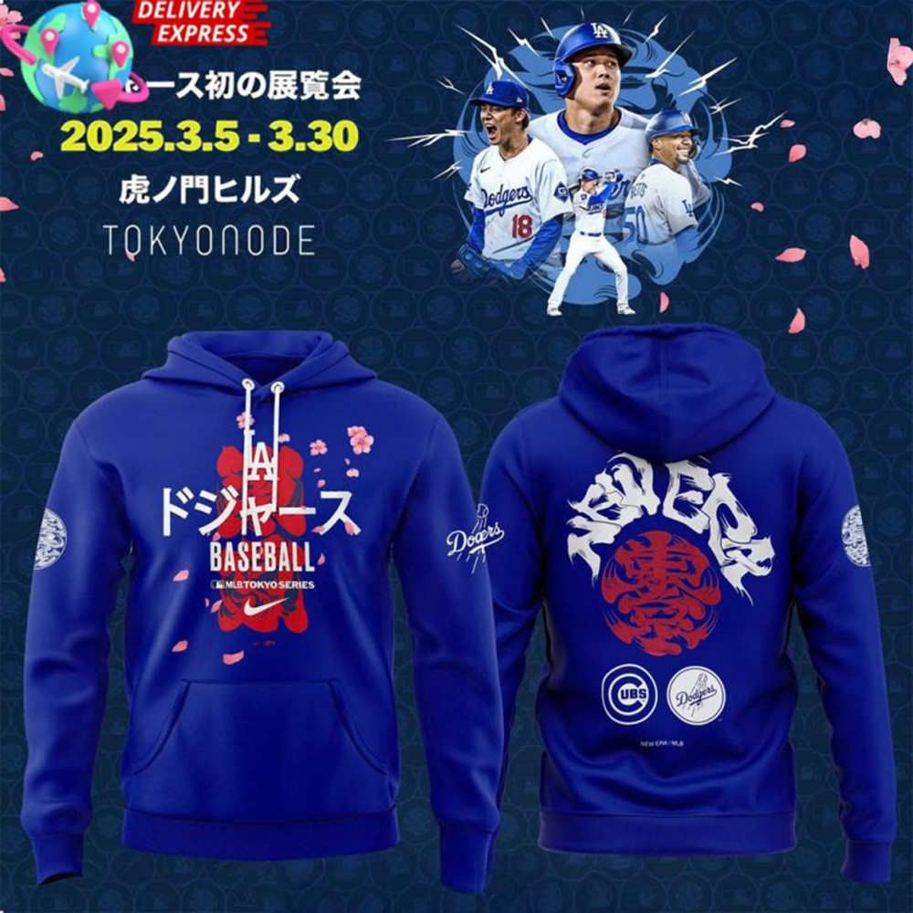 Los Angeles Dodgers x MLB Tokyo Series 2025 Hoodie Dodgers Merch Best Father's Day Gifts For Dad-1 Los Angeles Dodgers x MLB Tokyo Series 2025 Hoodie Dodgers Merch Best Father's Day Gifts For Dad-1