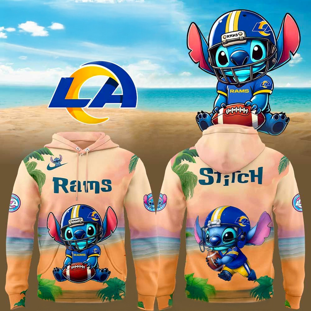 Los Angeles Rams x Stitch Hoodie Rams Merch Unique Gifts For Football Fans-1 Los Angeles Rams x Stitch Hoodie Rams Merch Unique Gifts For Football Fans-1