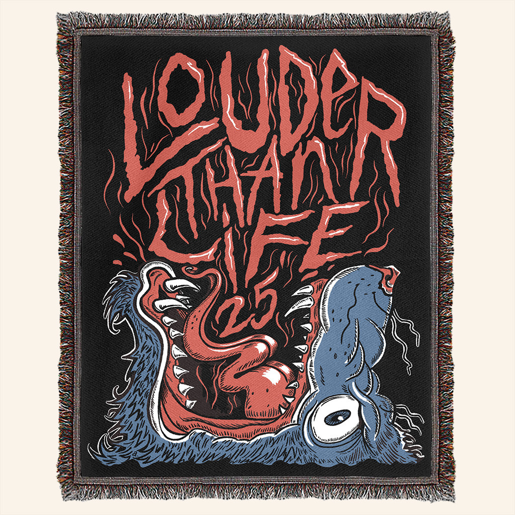 Louder Than Life Merch 2025 Bark Louder Blanket Good Gifts For Music Fans-1 Louder Than Life Merch 2025 Bark Louder Blanket Good Gifts For Music Fans-1
