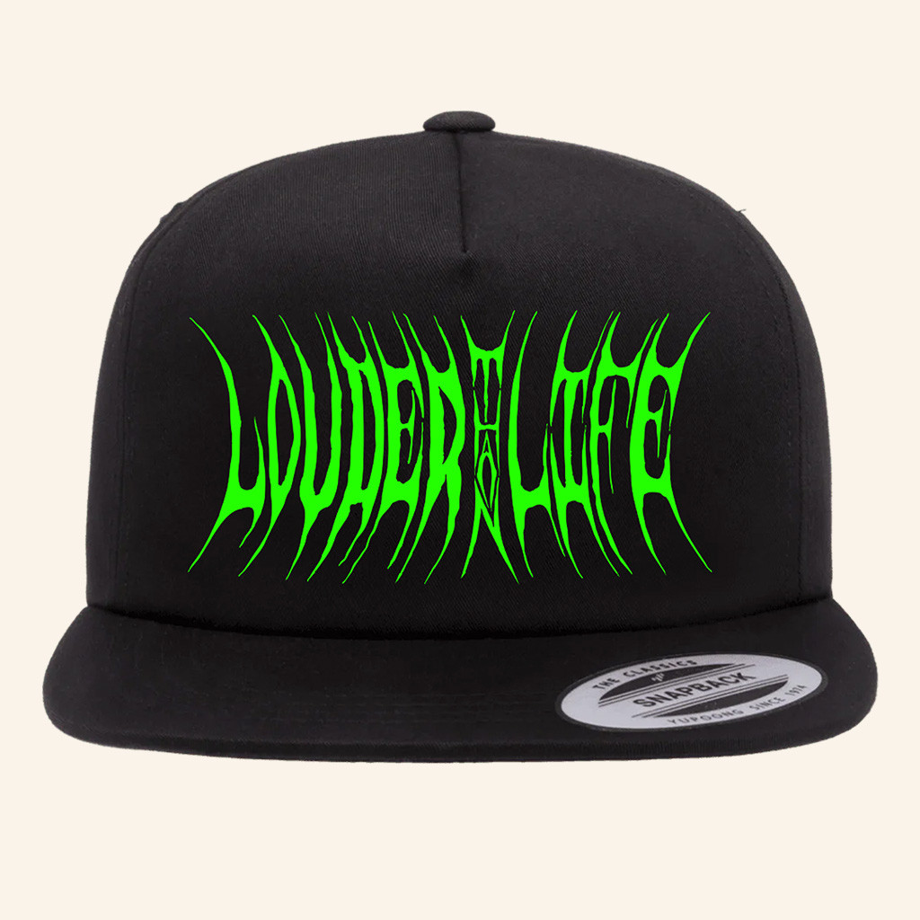 Louder Than Life Merch Hit And Run Embroidered Snapback Hat Gifts For Music Lovers-1