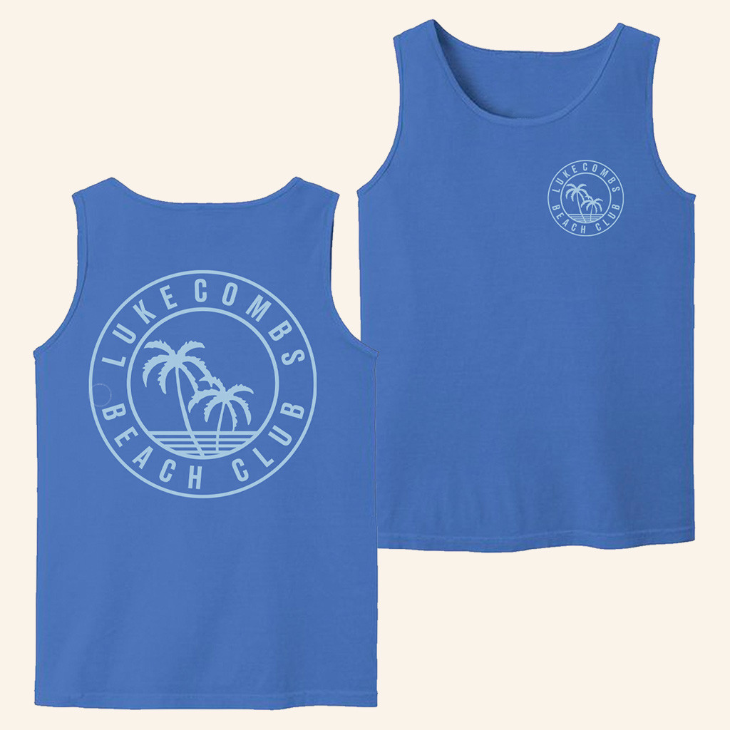 Luke Combs Merch Beach Club Tank Top Unique Gifts For Music Lovers-1 Luke Combs Merch Beach Club Tank Top Unique Gifts For Music Lovers-1