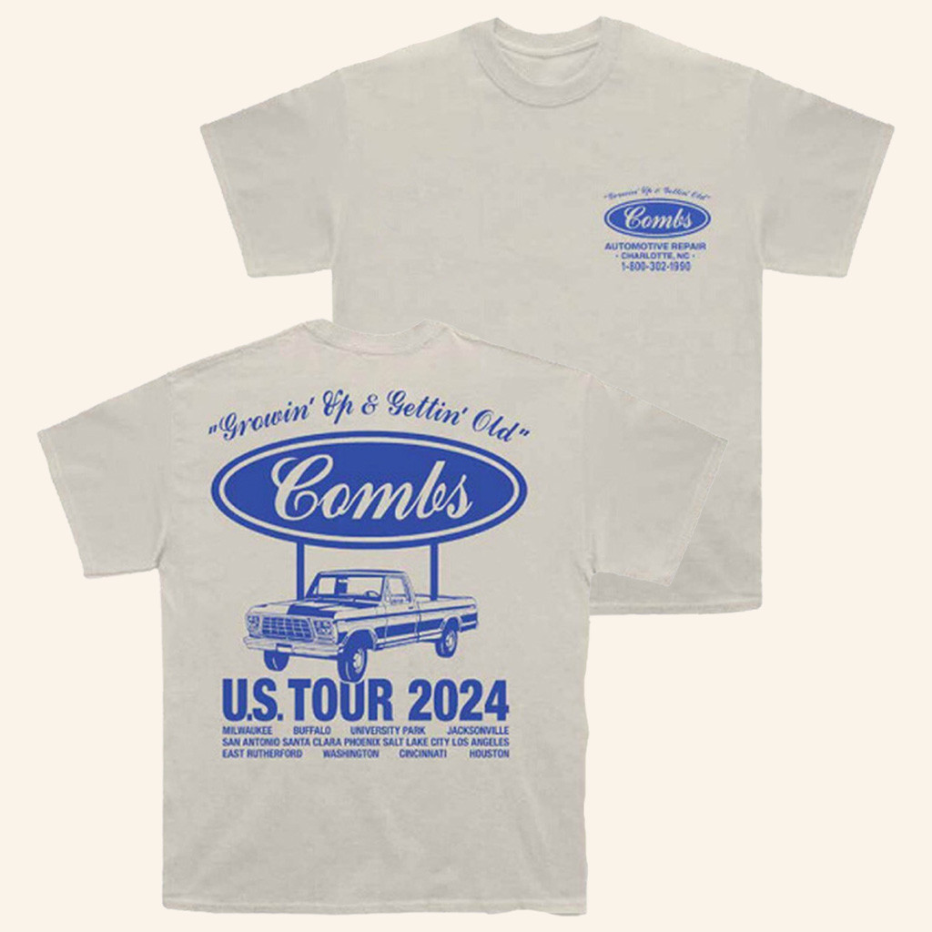 Luke Combs Merch Combs Automotive Repair T-Shirt Best Gifts For Music Lovers-1 Luke Combs Merch Combs Automotive Repair T-Shirt Best Gifts For Music Lovers-1