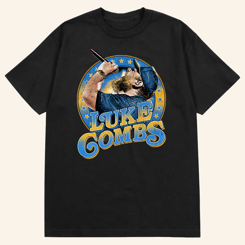 Luke Combs Merch Luke Combs Photo T-Shirt Best Gifts For Music Lovers-1 Luke Combs Merch Luke Combs Photo T-Shirt Best Gifts For Music Lovers-1