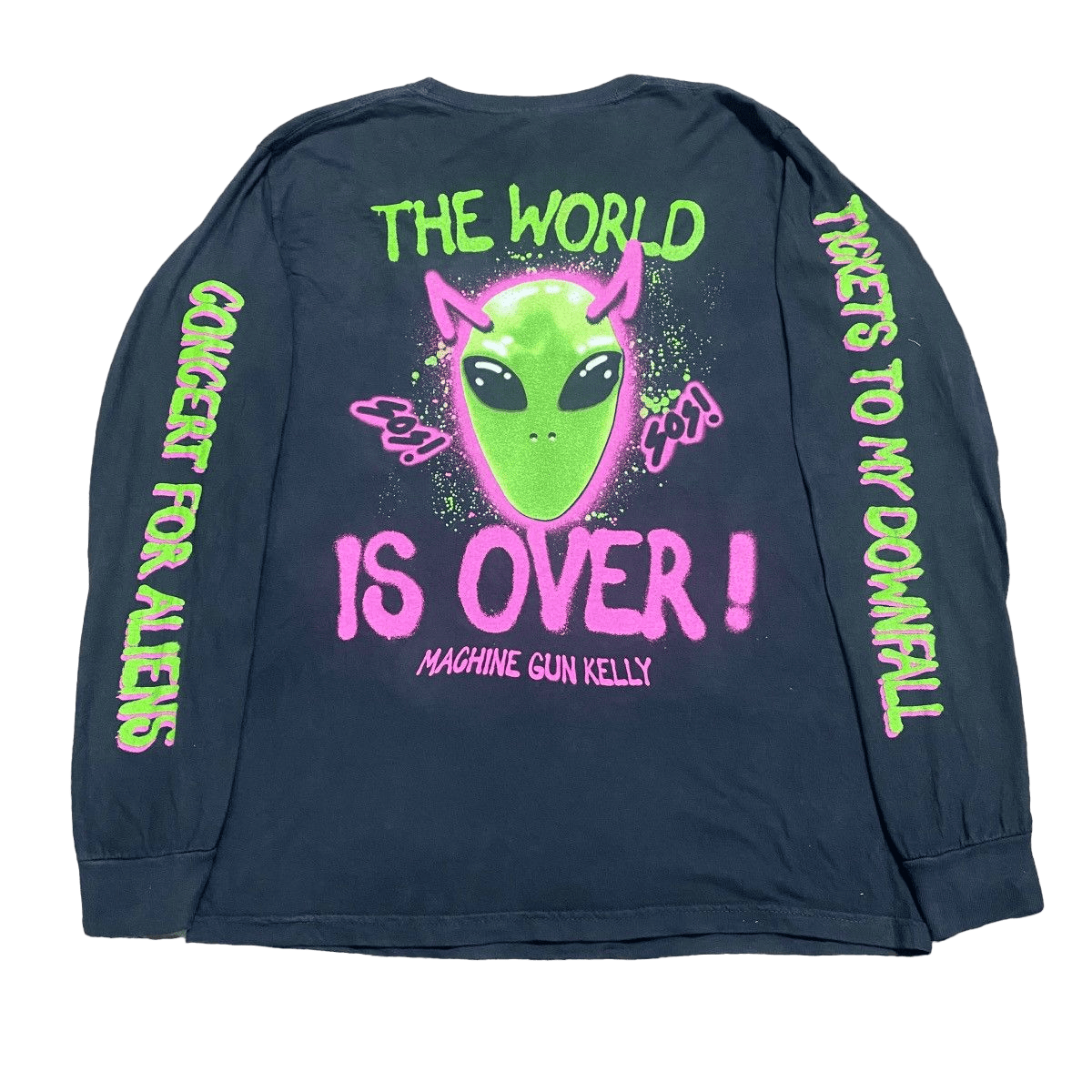 MGK Merch Concert For Aliens Long Sleeve Machine Gun Kelly Merchandise Father's Day Gifts-1