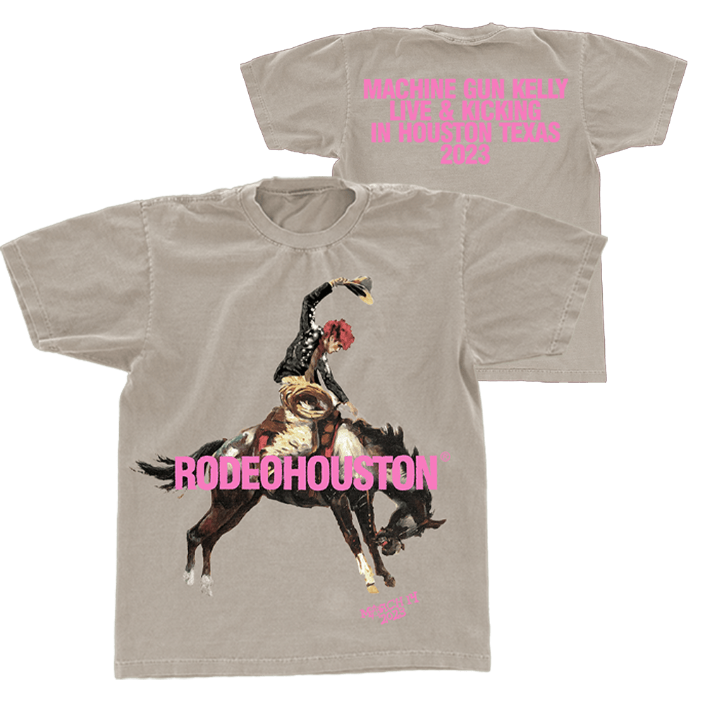 MGK Merch Cowboy Rodeohouston T-Shirt Machine Gun Kelly Merch Great Father's Day Presents-1