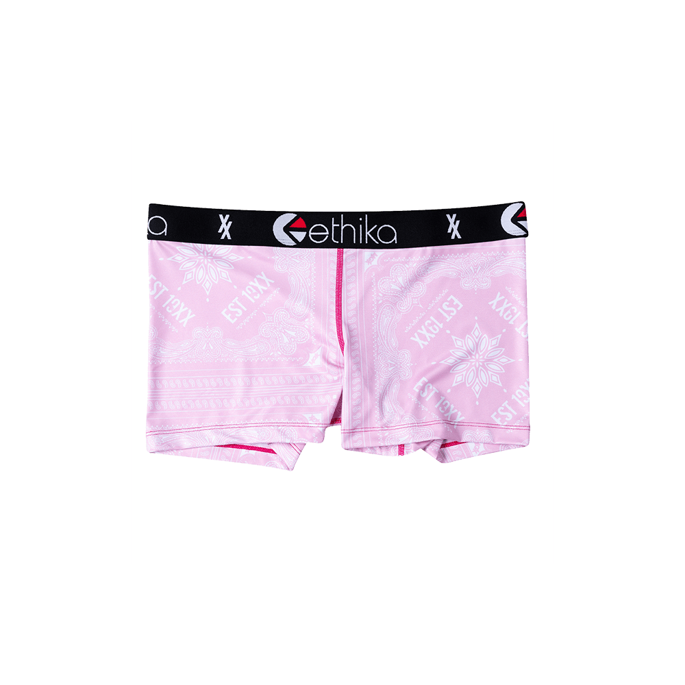 MGK Merch Ethika Pink Bandana Women's Staple Boxers Machine Gun Kelly Merchandise Wife Gifts-1