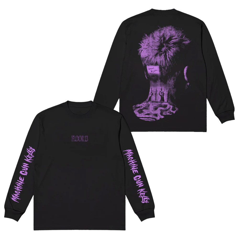 MGK Merch Hotel Diablo Floor 13 Long Sleeve Shirt Machine Gun Kelly Merchandise-1 MGK Merch Hotel Diablo Floor 13 Long Sleeve Shirt Machine Gun Kelly Merchandise-1