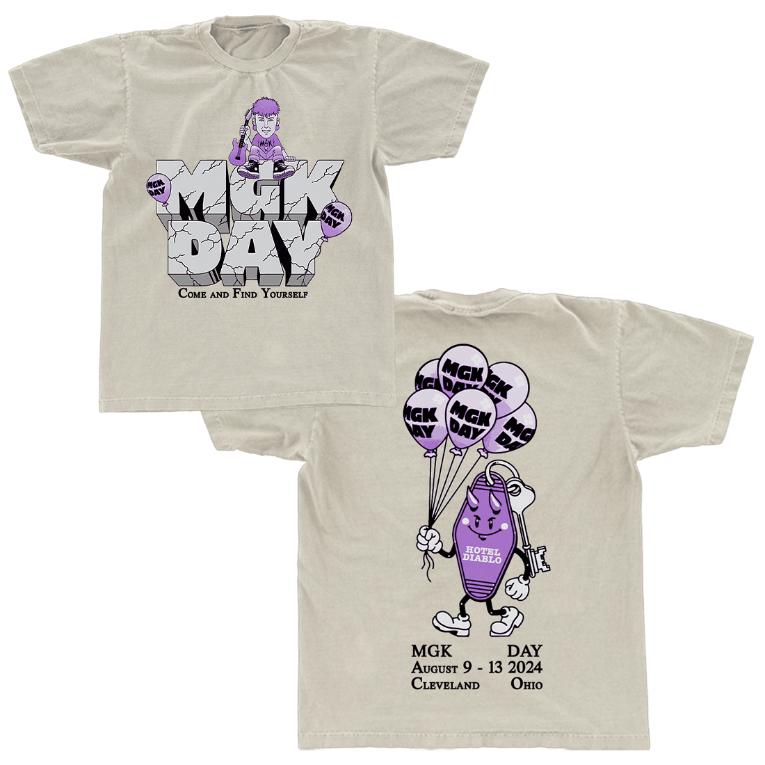 MGK Merch MGK Day 2024 T-Shirt Machine Gun Kelly Merchandise Top Father's Day Gifts-1