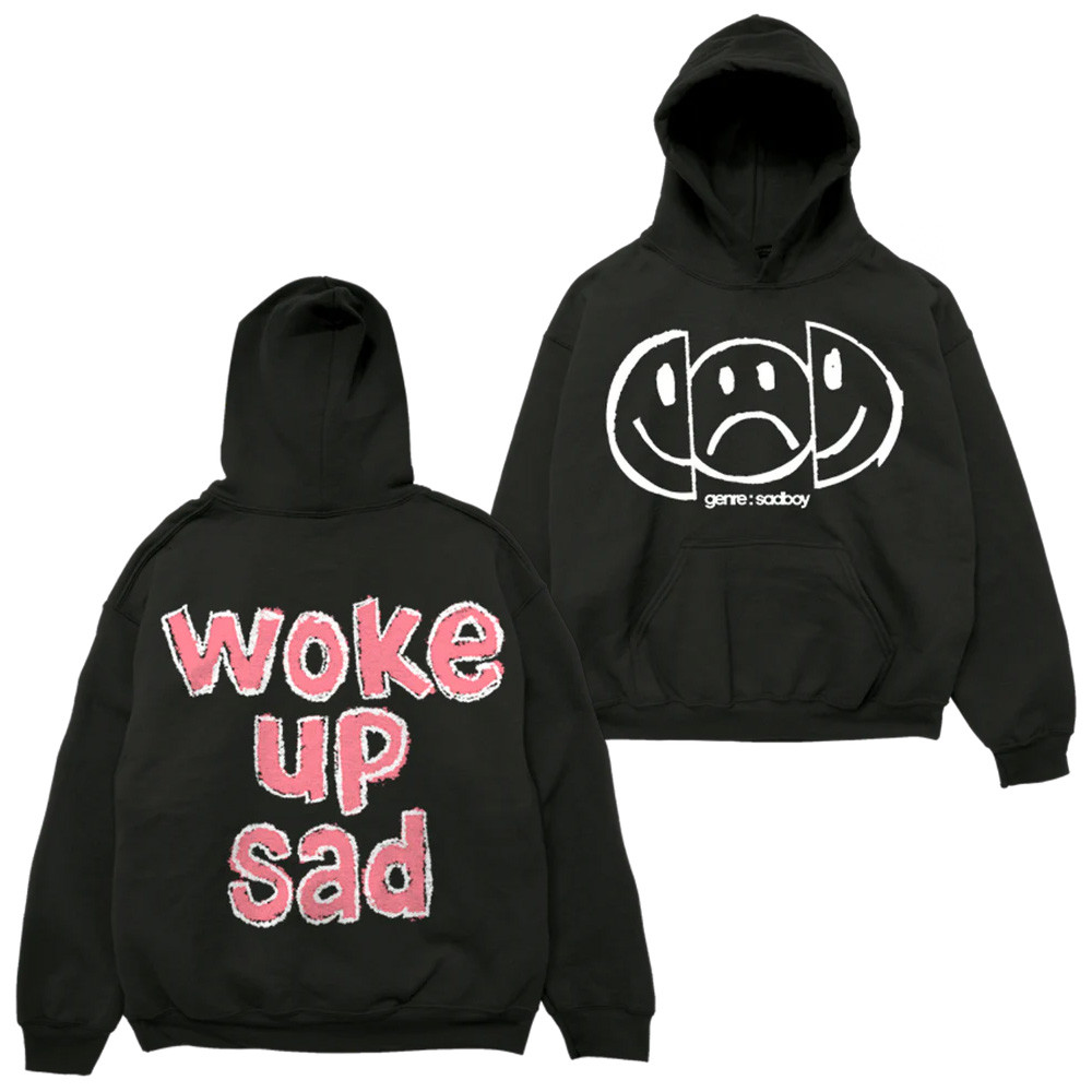 MGK Merch Woke Up Sad Hoodie Genre Sad Boy Machine Gun Kelly Tour Merch Fan Gifts-1 MGK Merch Woke Up Sad Hoodie Genre Sad Boy Machine Gun Kelly Tour Merch Fan Gifts-1