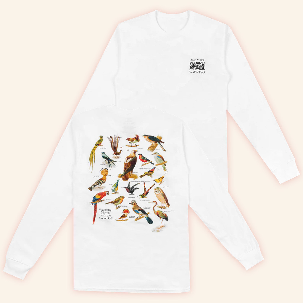 Mac Miller Merch Bird Watch Long Sleeve Shirt Best Gift For Husband-1
