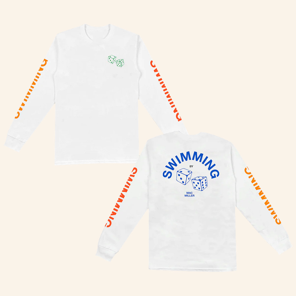 Mac Miller Merch Swimming Dice Long Sleeve Shirt Gift Ideas For Brother-1 Mac Miller Merch Swimming Dice Long Sleeve Shirt Gift Ideas For Brother-1