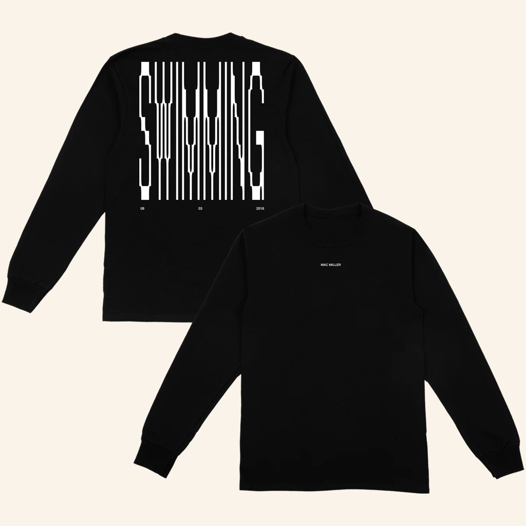 Mac Miller Merch Swimming Pixels Long Sleeve Shirt Best Gift For Dad-1 Mac Miller Merch Swimming Pixels Long Sleeve Shirt Best Gift For Dad-1