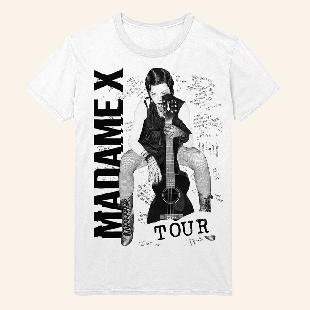 Madonna Merch Madame X Tour White T-Shirt Christmas Gift Ideas For Men-1