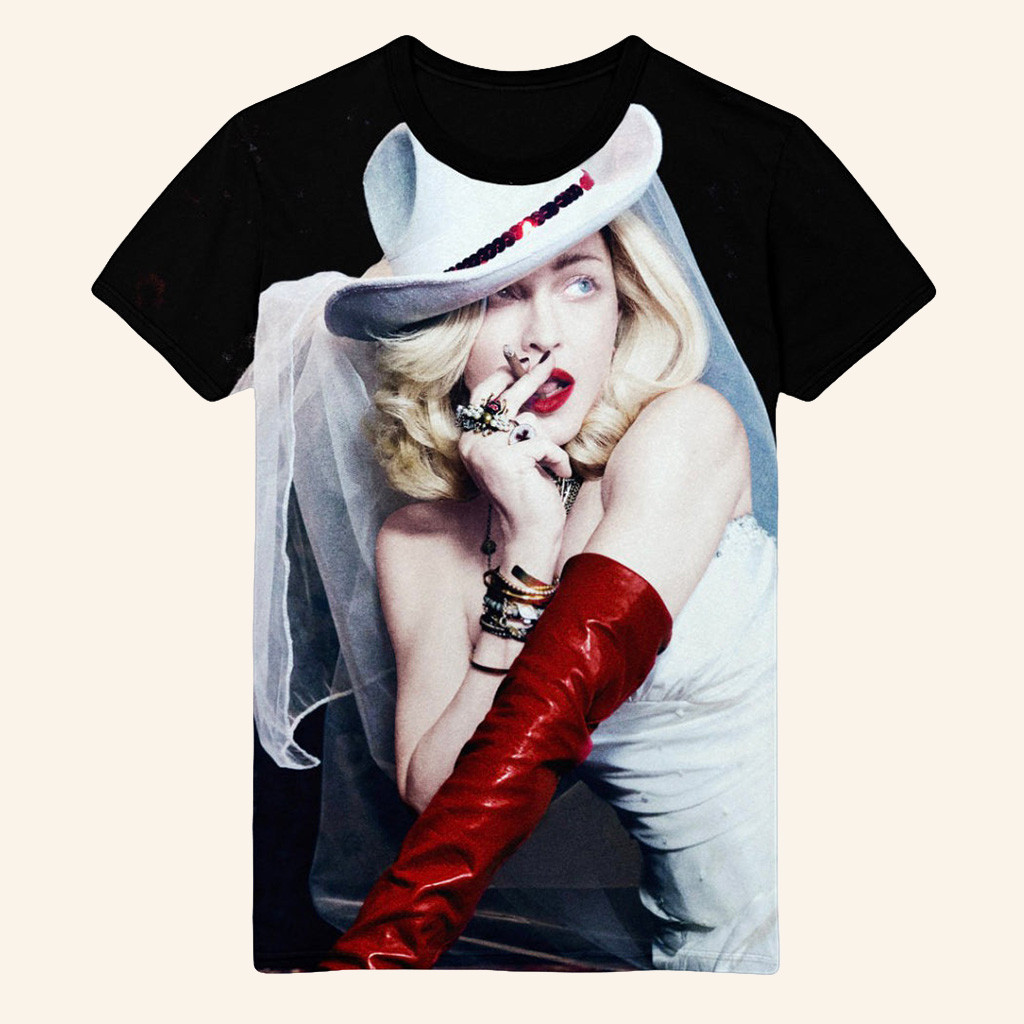 Madonna Merch Medellin Photo T-Shirt Unique Christmas Gifts For Fan-1