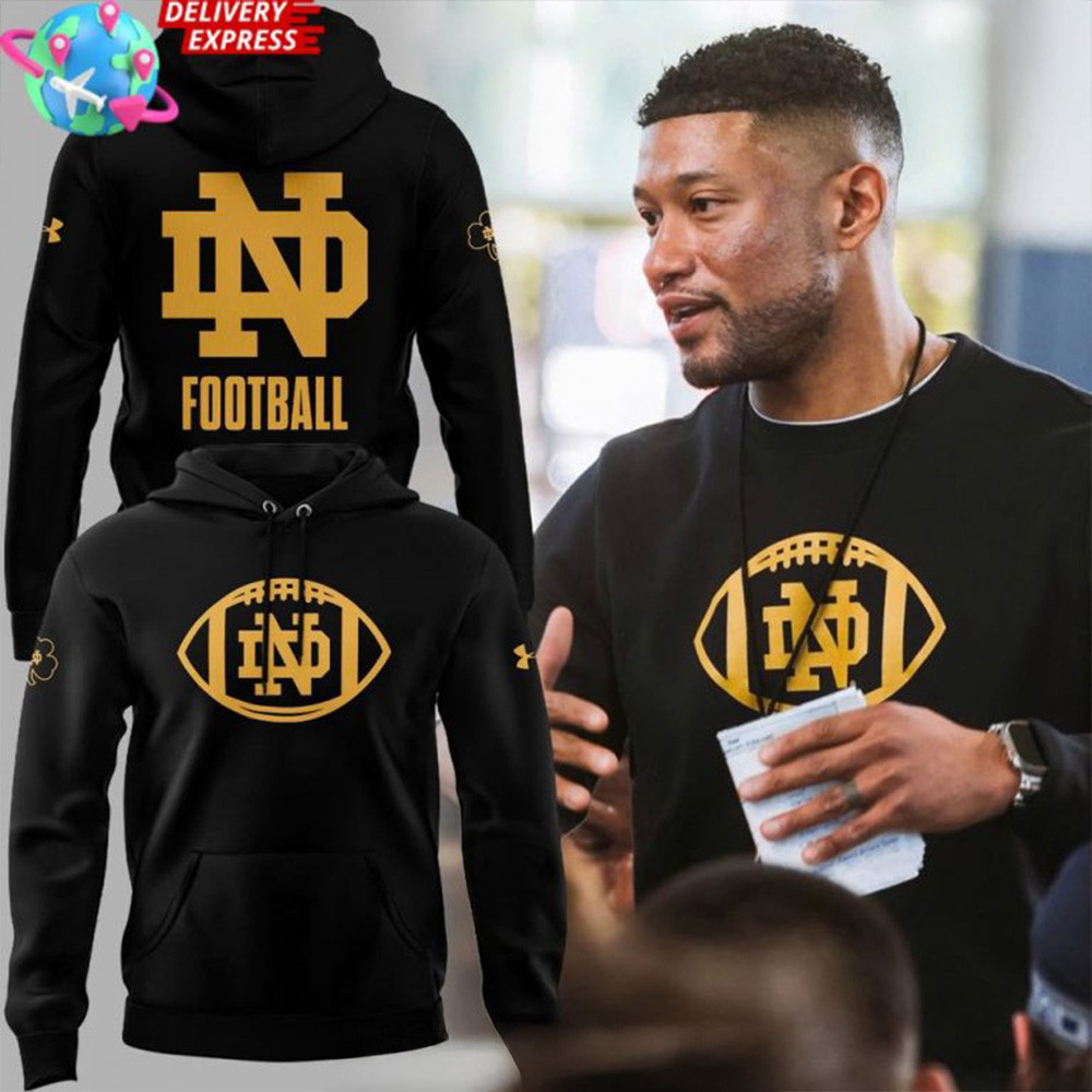 Marcus Freeman Notre Dame Fighting Irish Black Hoodie Father's Day Presents For Son-1 Marcus Freeman Notre Dame Fighting Irish Black Hoodie Father's Day Presents For Son-1