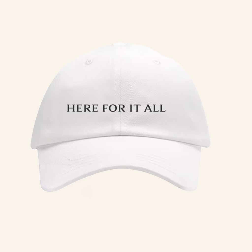 Mariah Carey Merch Here For It All White Hat Unique Gifts For Music Lovers-1