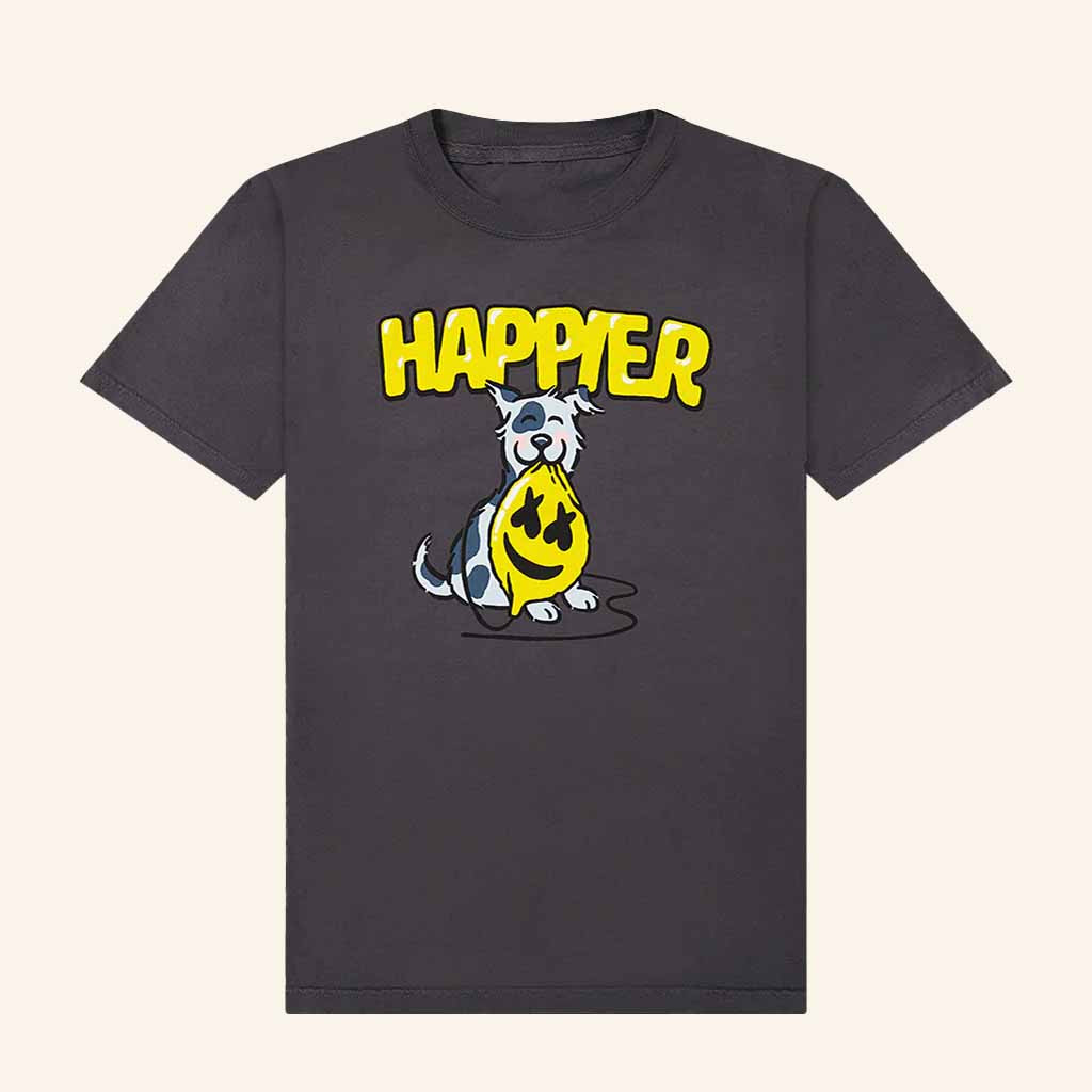 Marshmello Music Merch Happier T-Shirt Birthday Gifts For Music Lovers-1 Marshmello Music Merch Happier T-Shirt Birthday Gifts For Music Lovers-1