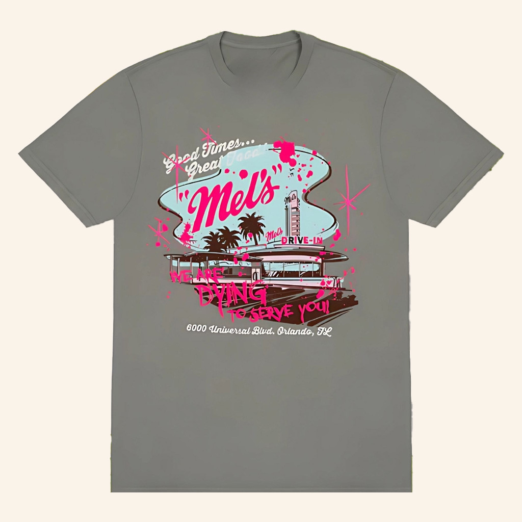 Mel's Drive-in We Are Dying To Serve You T-Shirt Halloween Gifts For Friend-1