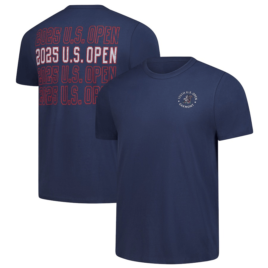 Men's 2025 U.S. Open '47 Navy Hang Back Franklin T-Shirt Gifts For Fan Lovers-1