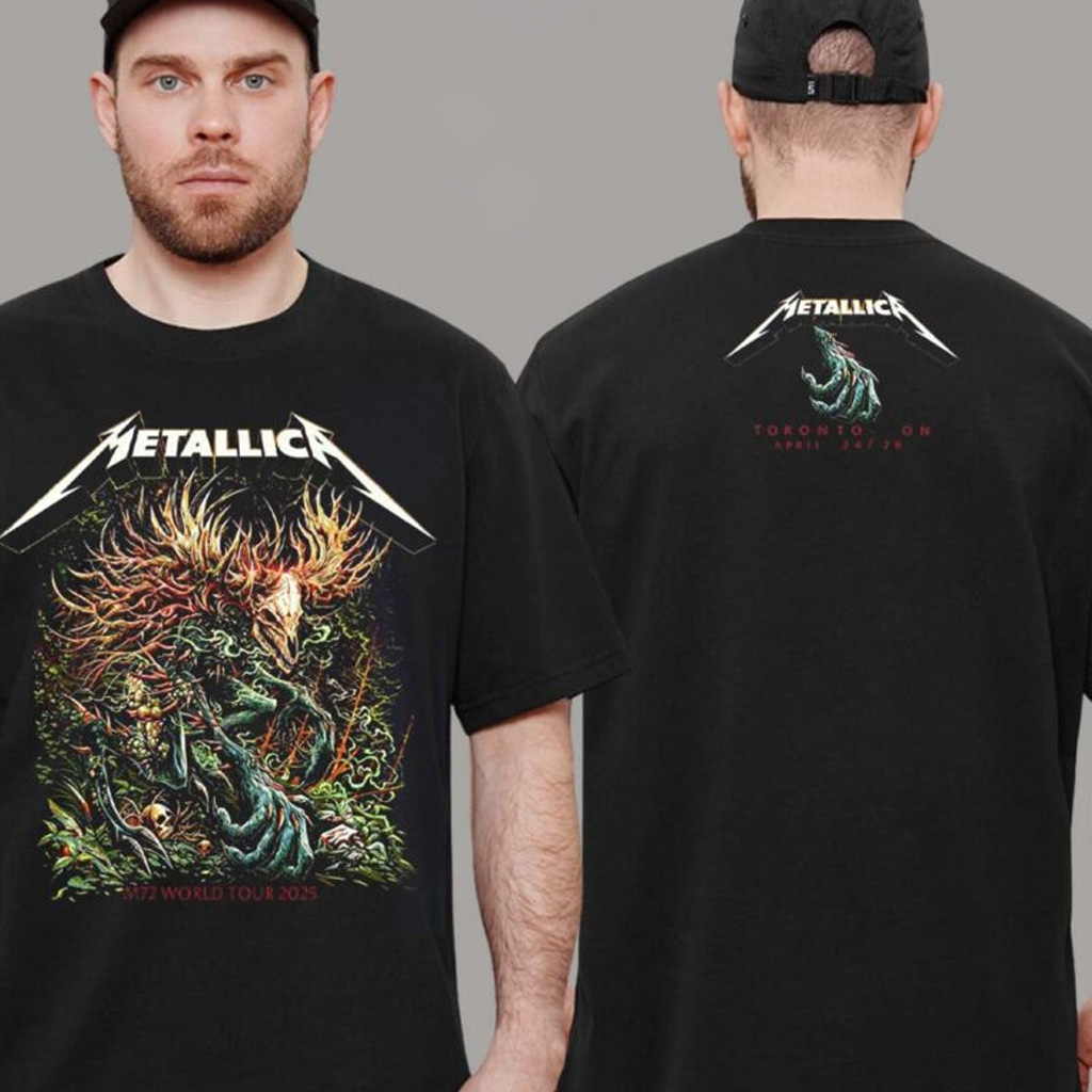 Metallica M72 Toronto Pop Up Merch Tee At Rogers Centre On April 24 26 2025 T-Shirt-1 Metallica M72 Toronto Pop Up Merch Tee At Rogers Centre On April 24 26 2025 T-Shirt-1