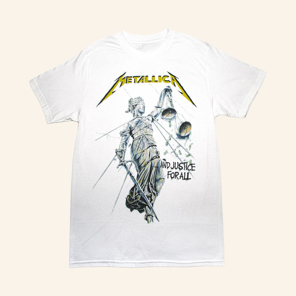 Metallica Merch And Justice For All Album Cover T-Shirt Presents For Music Lovers-1