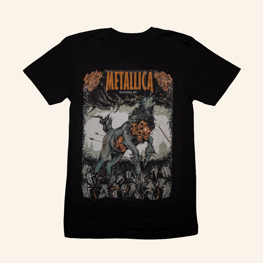 Metallica Merch Bleeding Me Poster Art T-Shirt Music Gift Ideas For Guys-1 Metallica Merch Bleeding Me Poster Art T-Shirt Music Gift Ideas For Guys-1