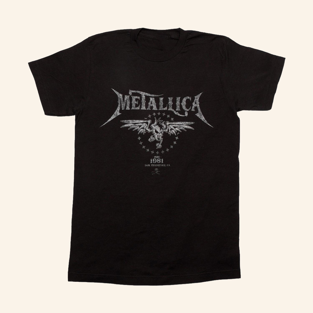 Metallica Merch Est 1981 San Francisco Black Shirt Gifts For Music Fans-1 Metallica Merch Est 1981 San Francisco Black Shirt Gifts For Music Fans-1