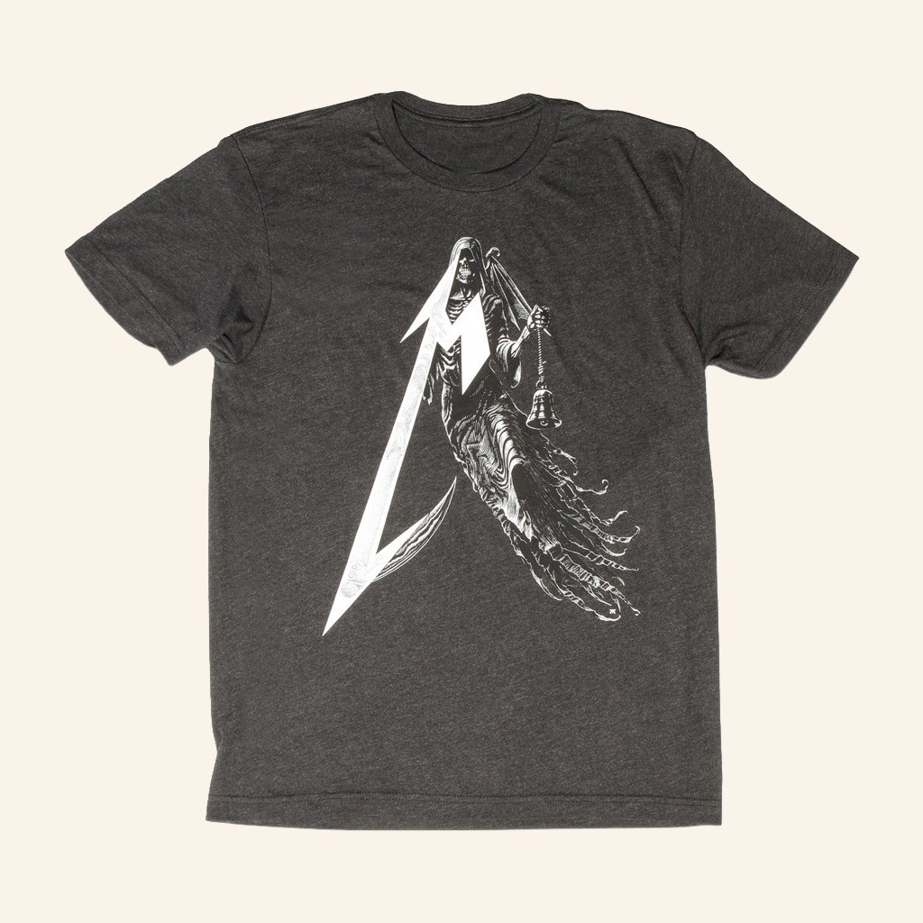 Metallica Merch Fifth Member For Whom The Bell Tolls T-Shirt Gifts For Music Fans-1 Metallica Merch Fifth Member For Whom The Bell Tolls T-Shirt Gifts For Music Fans-1