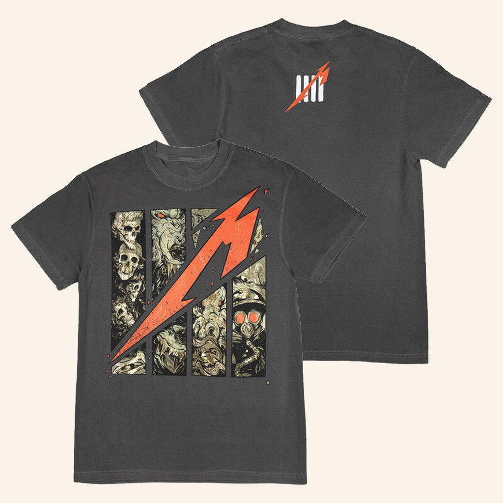 Metallica Merch Fifth Member Poster Art Logo T-Shirt Gifts For Music Lovers-1 Metallica Merch Fifth Member Poster Art Logo T-Shirt Gifts For Music Lovers-1