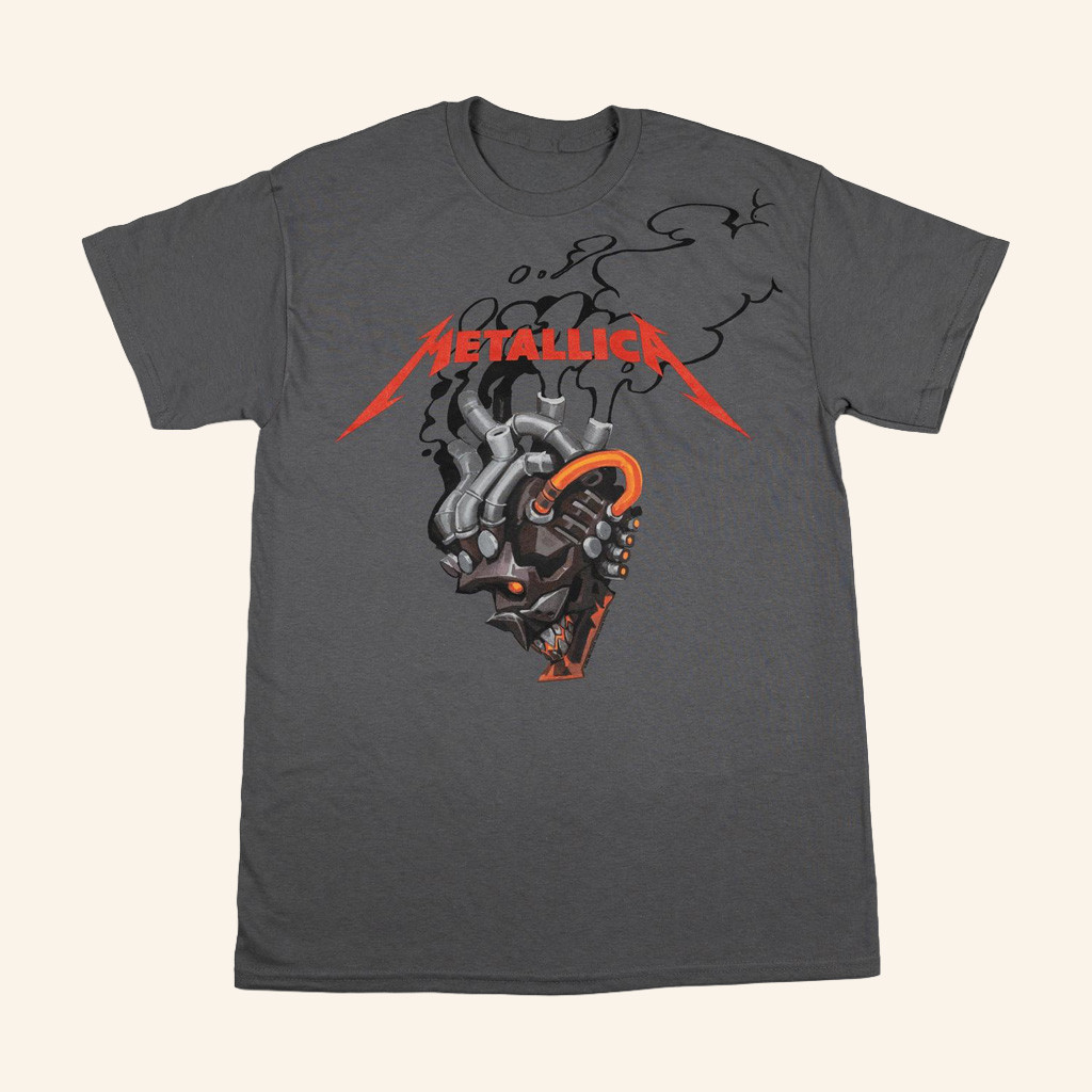 Metallica Merch Fortnite x Metallica Rust T-Shirt Gifts For Music Enthusiasts-1