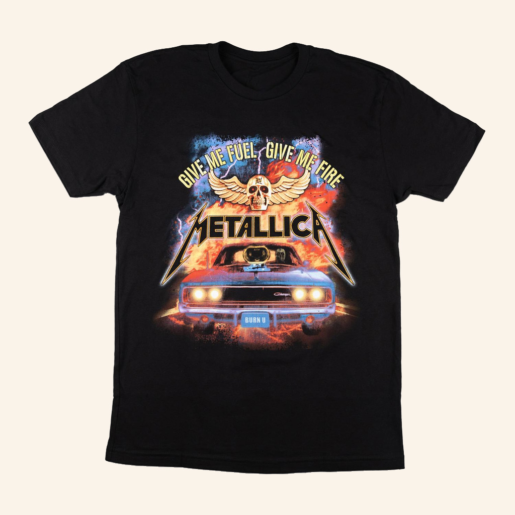 Metallica Merch Give Me Fuel Give Me Fire T-Shirt Gifts For Music Fans-1 Metallica Merch Give Me Fuel Give Me Fire T-Shirt Gifts For Music Fans-1